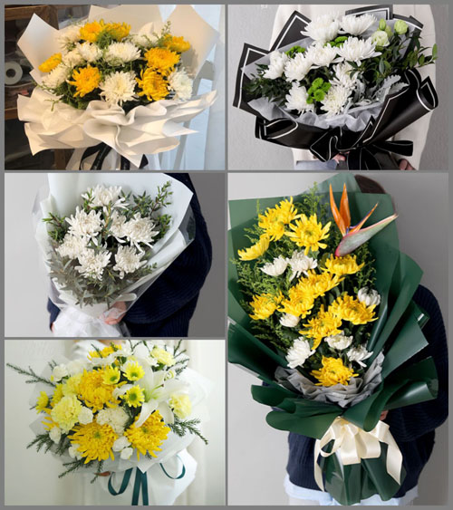 天津北辰区北仓镇白事花束代送